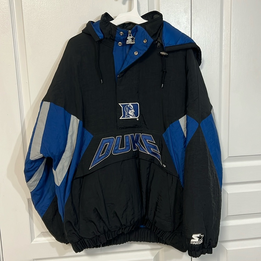 Vintage 90s Starter Half zip Duke Jacket Large